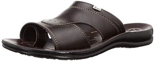 Paragon Men Brown Flip Flops Thong Sandals-7 UK (A1PU6660GBRN00007G339)