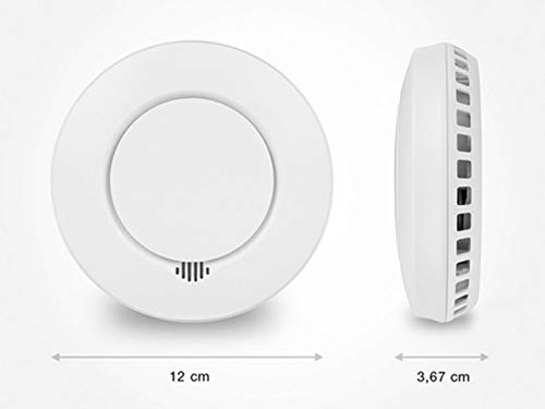 kit de détection de fumée sh8 99103 smartwares, gamme pro 868 mhz, kit domotique