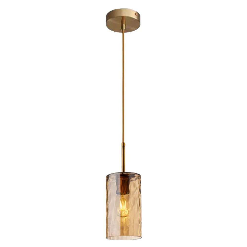 HXYSXHJUO Glass Pendant Lighting Height Adjustable Kitchen Island Drop Ceiling Fixtures Vintage Rustic Hanging Chandelier Farmhouse Dining Table Hallway