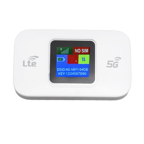 4G LTE Pocket WiFi,4G Router with Sim Card Slot,300Mbps High Spee...