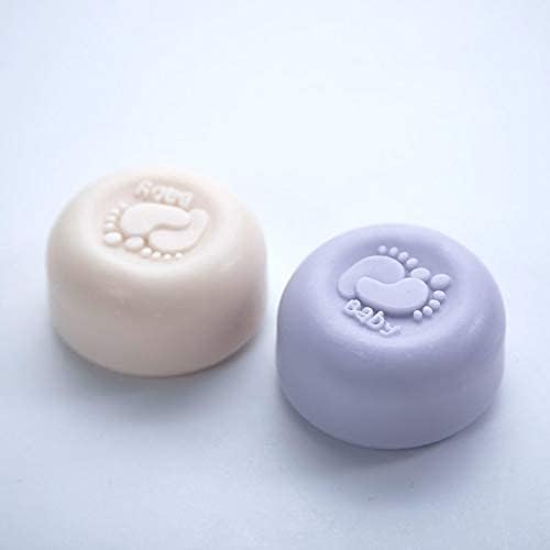 Miniatura 7 de moldes de silicona para velas de jabón, moldes lindos para pies de bebé, moldes de silicona para hornear, pasteles hechos a mano de chocolate,