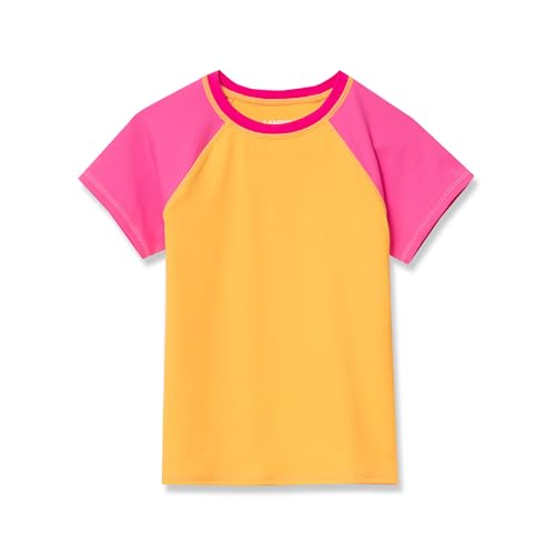 Image of Lands' End Girls Graphic Mock Neck UPF 50 Sun Protection Rash Guard