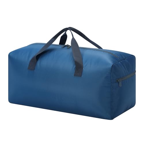 iFARADAY 35L Small Foldable Duffle Bag, 22 inch, Blue