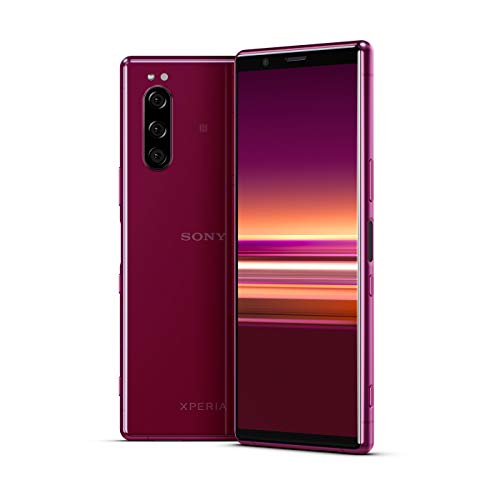 Sony Xperia 5, 6.1” FHD+ HDR OLED 21:9 Display, 6GB RAM, 128GB Speicher, Rot [Exklusiv bei Amazon]