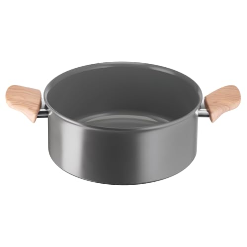Lagostina Vivissima, Casseruola Fonda Antiaderente 20 cm con Due Manici, Rivestimento in Ceramica, Riscaldamento Rapido e Cottura Uniforme, Adatta a Tutte le Fonti di Calore Inclusa Induzione