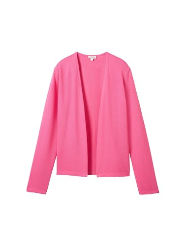 TOM TAILOR Damen Basic T-Shirt Cardigan, carmine pink, XXXL – Ansicht 5