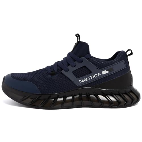 Image of Nautica Men's Casual Fashion Sneakers - Lightweight Lace-Up Athletic Walking Shoes for Gym & Tennis, Comfortable