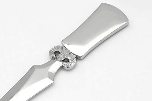 Inlay With Mother Of Pearl Metal Steel Office Knife Hand Cutter Blade Envelope Letter Opener (Phoenix New) #TOP5