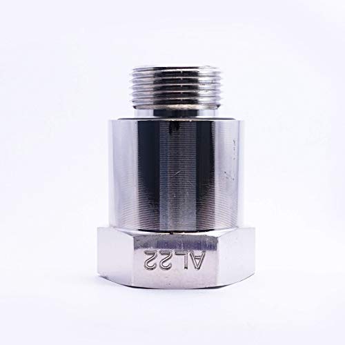 Image of EZ (AL-22) Silver 22mm-1.5 Thread Size Oil Drain Valve Adapter
