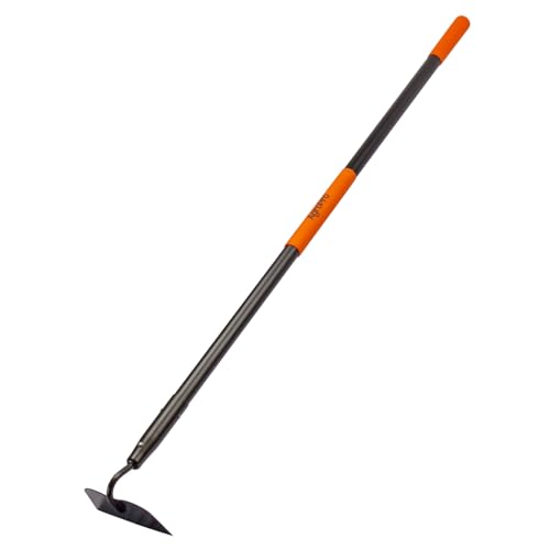 AgroPro Hoe Garden Tool, Heavy Duty Garden Hoe with Long Handle, Metal Garden Hoe for Weeding, 58”