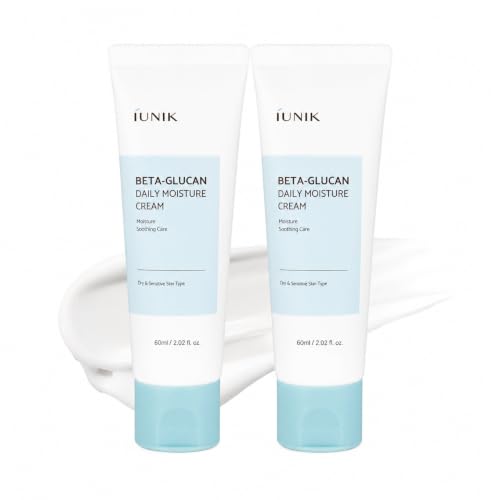IUNIK Beta-Glucan Daily Moisture Cream - Deep Hydration & Repair 2.02 fl oz x 2ea image 5