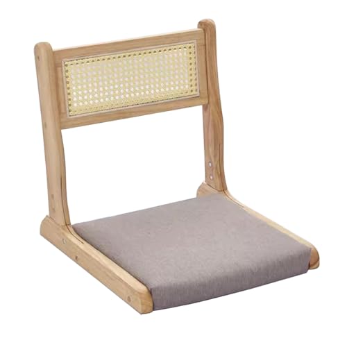 Chaise de sol en rotin idéale pour coin lecture et baie vitrée