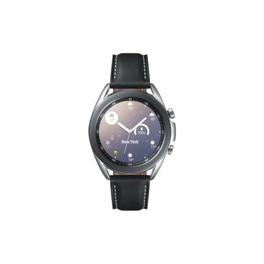 Samsung Galaxy Watch3, runde Bluetooth Smartwatch für Android, drehbare Lünette, Fitnessuhr, Fitness-Tracker, großes Display, 41 mm, silber, inkl. 36 Monate Herstellergarantie [Exkl. bei Amazon]