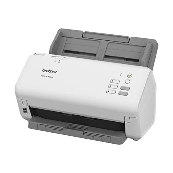Brother ADS-4300N Professional Desktop Scanner with Fast Scan Speeds, Duplex, and Networking