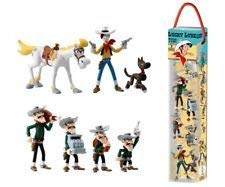 Pack de 7 Figurines PLASTOY Tubo Lucky Luke Neuf - vue 3