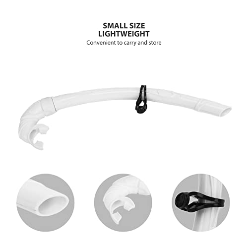 Snorkel de buceo libre con boquilla cómoda para evitar la fatiga maxilar 2