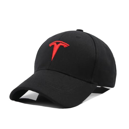 WOAFEY Gorra de béisbol para hombre y mujer, unisex, gorra de béisbol Tesla para hombres entusiastas de los coches, sombreros E