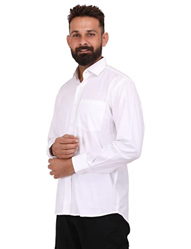 Image of CLUB TWENTY ONE Mens Oxford Pro Formal Shirt, Breathable Cotton Fabric Shirt for Corporate Office, Casual Shirts for Men