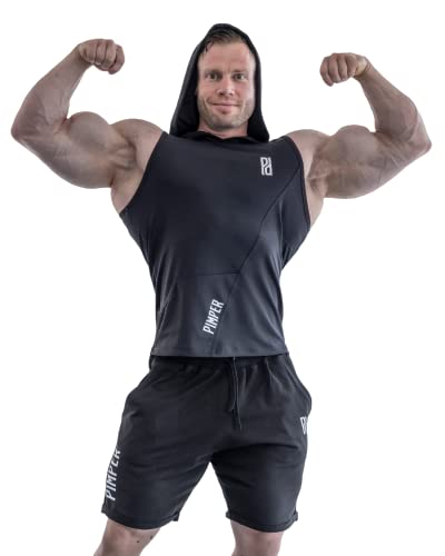 Débardeur à capuche Uranos pour homme sans manches parfait pour le sport