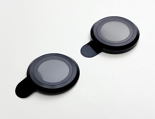 GIOPUEY [Full Protection Camera Lens Protector Compatible with Asus Zenfone 10,[Double protection] Metal + Tempered Glass, Camera Protector - black