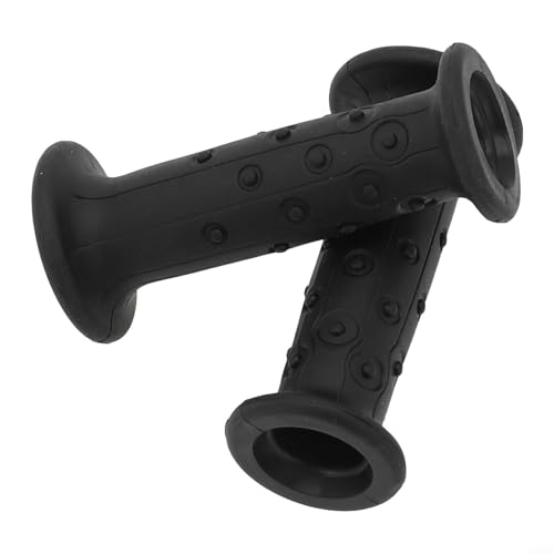 TRP - Puños de goma para manillar de bicicleta de 18 mm de diámetro para bicicletas BTWIN de 14 y 16 pulgadas, compatibles con manillar redondo de 19 mm de diámetro (G133 negro pai)