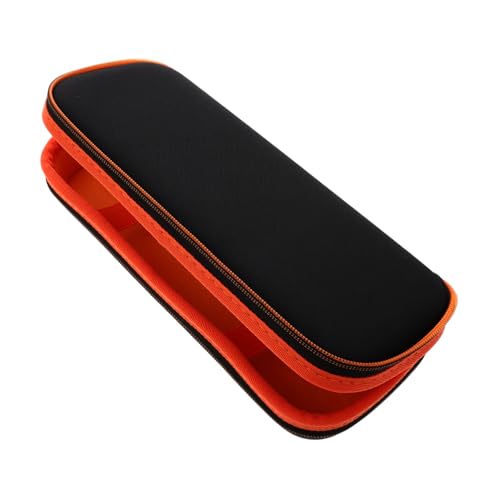 OFFSCH Mic Storage Bag Oxford Cloth Black Orange Microphone Carrying Case for