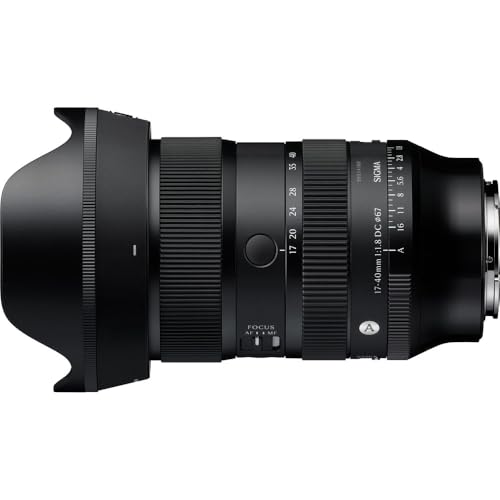 Image of Sigma 17-40mm f /1.8 DC Art Lens Sony E (214965) Bundle. The Ideal Lens for Professional Portraits, Weddings Indoor /Outdoor Adventure, Wildlife, Travel, Sarfari, Vacation, Photo use + Accessories