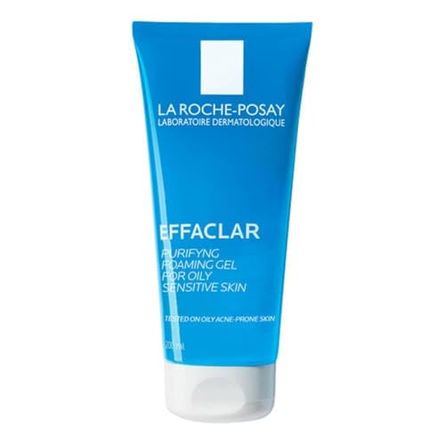 La Roche Posay Effaclar, Gel Detergente Schiumogeno, Per Pelli a Tendenza Acneica, Azione Purificante, Rimuove Sebo e Impurità, Arricchito con Acqua Termale e Zinco, 200 ml