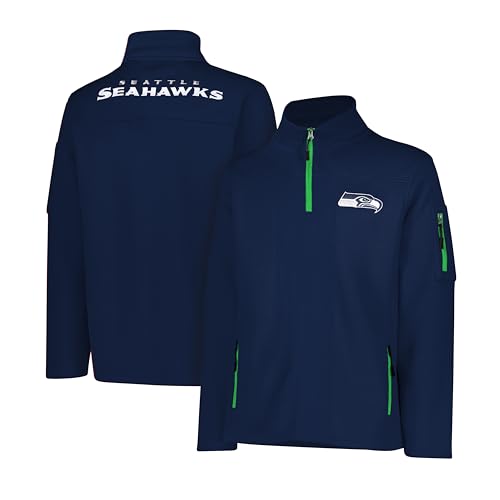 Sweat NFL polaire homme zippé veste football américain chaude noir