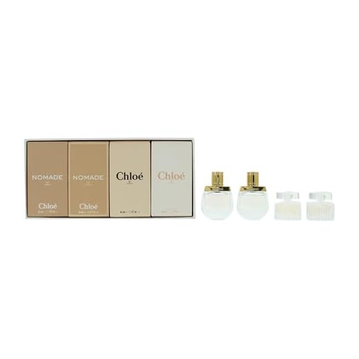 Chloe Variedad Mujer – Juego de Regalo de 4 Piezas de 4.5 g EDP Spray