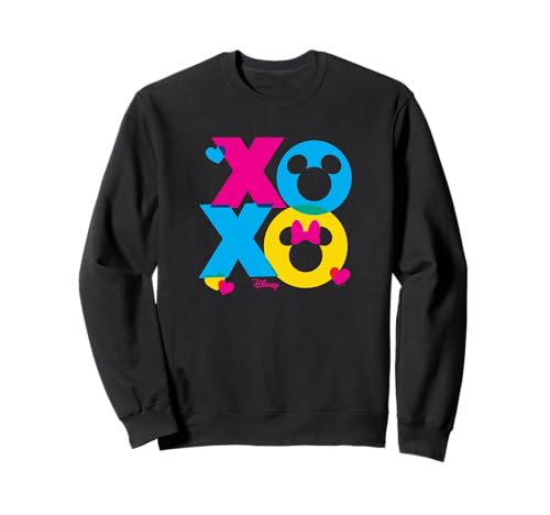 Sweat Mickey et Minnie Disney XOXO imprimé pour adulte