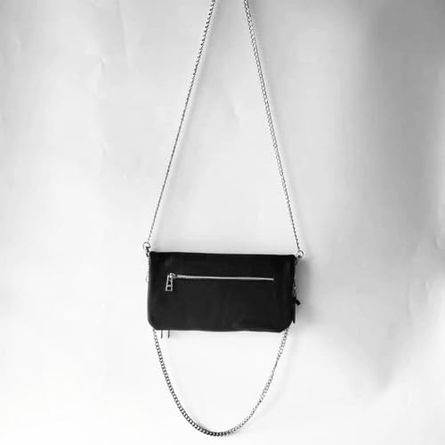 Image of Women's Casual Leather Stud Chain Crossbody Shoulder Bag Clutch Bag