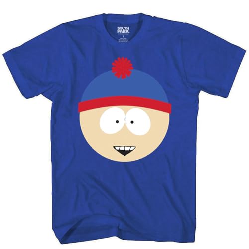Changes South Park Stan Marsh Big Face Costume T-Shirt (Large) Blue
