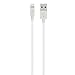 Belkin Metallic Lightning to USB Cable - MFi-Certified iPhone Charging Cable for iPhone Xs, XS Max, XR, X, 8/8 Plus and More (4ft/1.2m), White
