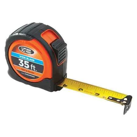 Long Tape Measure,3/8 in x 50 ft,Orange
