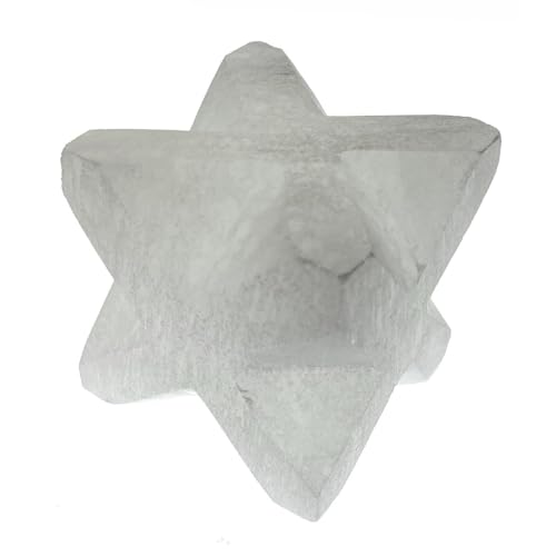 Selenite Merkabah Carving Sacred Saddle 3