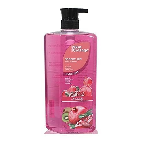 QUEEN BEE LUXURY Skinnn Cottagee Shower Gel 1000 ML | Refreshing & Moisturizing Body Wash | Gentle Bath Gel for All Skin Types | Daily Use (Fruity Essence)-picture-11