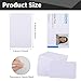 600 Pack Blank PVC ID Cards 30 Mil White Plastic Card for Photo ID Badge Printers Personal Use Direct Printing Compatible for Customized Designs