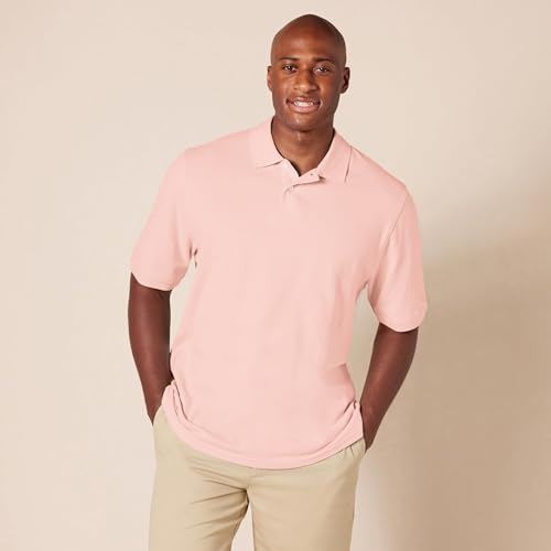Image of Amazon Essentials Men's Regular-Fit Short Sleeve Cotton Pique Polo Shirt (Available in Big & Tall)
