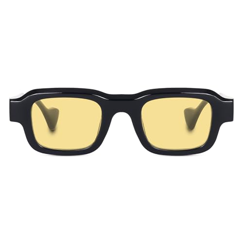 Image of Peter Jones Lenses Unisex Broad Frame Square UV /UB Protected Non-Polarized Sunglasses Medium (3809)