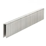 UnitSteel Type 90 Heftklammern - Beinlänge 15mm, 5.000 stück, Rostfrei Stahl, Haubold type 6000, Prebena Type E, für das Tischlerhandwerk, die Innenarchitektur und die Möbelindustrie