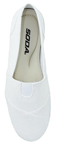 Image of Soda Shoes Women's Obji Round Toe Casual Flat with Padded Insole