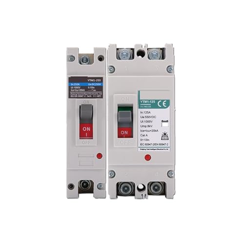 Protection contre les surcharges CC avec le disjoncteur boîtier moulé 2P 550V