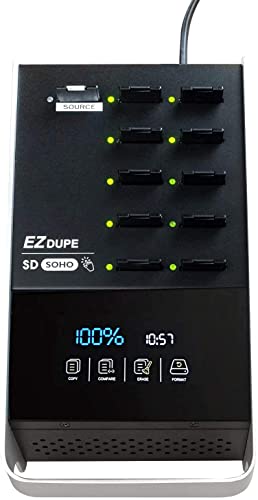 SDカード複製機 1対10 EZ DUPE SD Touch SD Touch | SDカードデュプリケータ コピー消去 タッチパネル | EZ Dupe