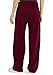 ROSS CAMP Jogginghose Damen - Baumwolle Sporthose Lang, Traininghose Laufhosen Bequeme Jogger, Sweatpants Weites Bein mit elastischem Bund Yogahose - Bordeaux XXL
