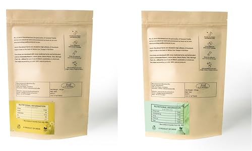 Image of Jaivik Uttarakhand - Chamomile Tea, Nettle Leaves (100g each), Unique Blend Crafted Loose Leaf For Chai Lovers Across India, Combo (Pack Of 2)