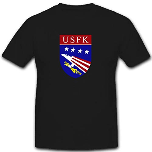 T-shirt USFK Corée noir 5XL parfait pour les passionnés d'histoire militaire