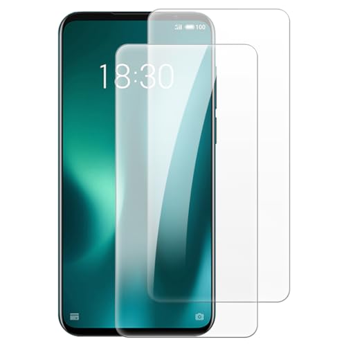 Shantime [2 piezas Protector Pantalla Cristal Templado Compatible con Meizu 16S Pro (6.2 pulgadas), HD Claro Antirrayas Sin Burbujas