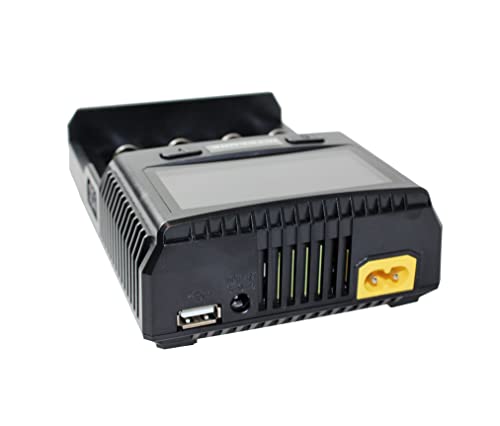 Nitecore SC4 Ladegerät für Li-Ion und NiMH Akkus mit 4 Schacht Design