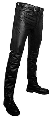 Men's Leather Pant Genuine Lambskin Trouser Jeans Style Pant TP0092